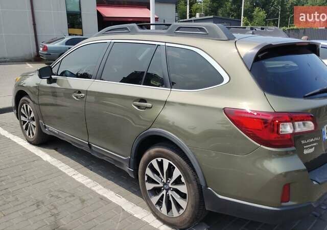 Зелений Субару Аутбек, об'ємом двигуна 2.46 л та пробігом 175 тис. км за 15000 $, фото 3 на Automoto.ua