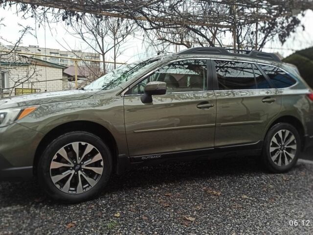 Зеленый Субару Аутбек, объемом двигателя 2.5 л и пробегом 92 тыс. км за 18200 $, фото 1 на Automoto.ua