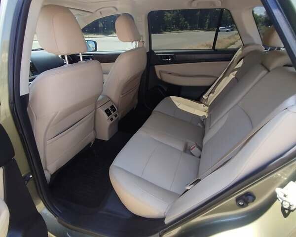 Зеленый Субару Аутбек, объемом двигателя 2.5 л и пробегом 173 тыс. км за 12500 $, фото 15 на Automoto.ua