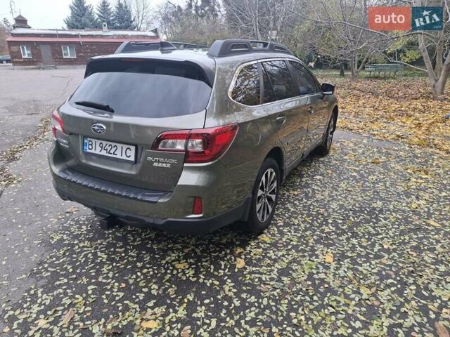 Зеленый Субару Аутбек, объемом двигателя 2.46 л и пробегом 230 тыс. км за 14900 $, фото 7 на Automoto.ua
