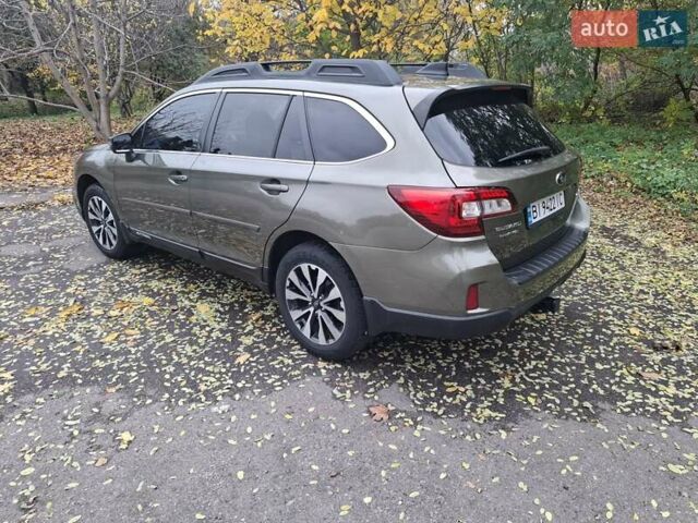 Зеленый Субару Аутбек, объемом двигателя 2.46 л и пробегом 230 тыс. км за 14900 $, фото 9 на Automoto.ua