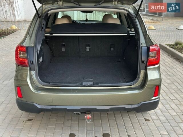 Зеленый Субару Аутбек, объемом двигателя 2.46 л и пробегом 230 тыс. км за 15500 $, фото 16 на Automoto.ua