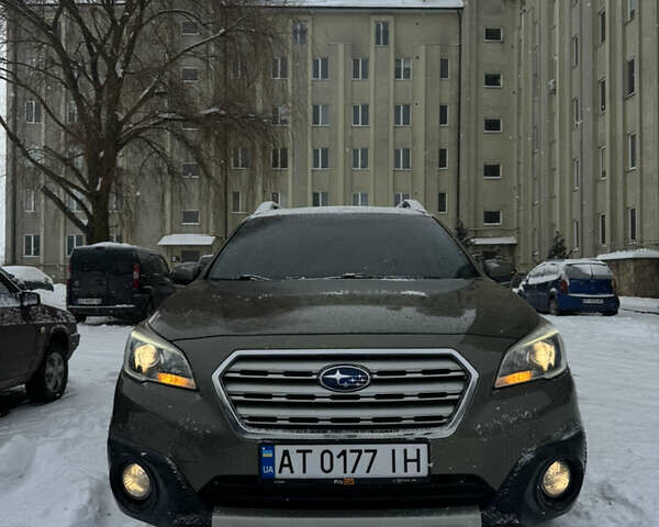 Зеленый Субару Аутбек, объемом двигателя 2.5 л и пробегом 186 тыс. км за 14899 $, фото 2 на Automoto.ua