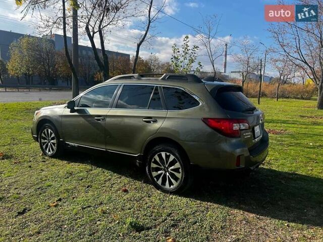 Зеленый Субару Аутбек, объемом двигателя 2.46 л и пробегом 96 тыс. км за 18000 $, фото 4 на Automoto.ua