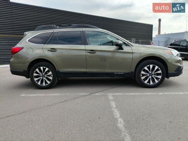 Зеленый Субару Аутбек, объемом двигателя 2.5 л и пробегом 107 тыс. км за 15999 $, фото 3 на Automoto.ua