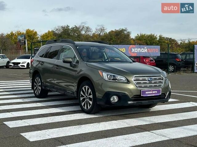 Зеленый Субару Аутбек, объемом двигателя 2.5 л и пробегом 150 тыс. км за 14800 $, фото 2 на Automoto.ua