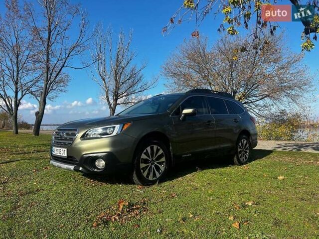 Зеленый Субару Аутбек, объемом двигателя 2.46 л и пробегом 96 тыс. км за 18000 $, фото 2 на Automoto.ua