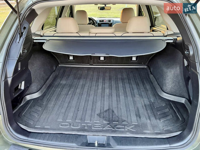Зеленый Субару Аутбек, объемом двигателя 2.5 л и пробегом 165 тыс. км за 16200 $, фото 16 на Automoto.ua