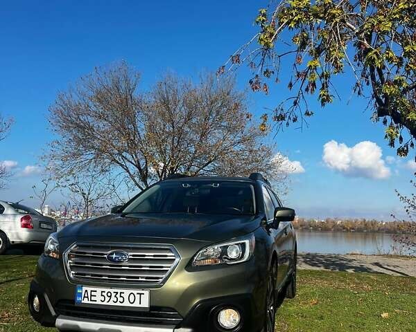 Зеленый Субару Аутбек, объемом двигателя 2.46 л и пробегом 96 тыс. км за 18000 $, фото 3 на Automoto.ua