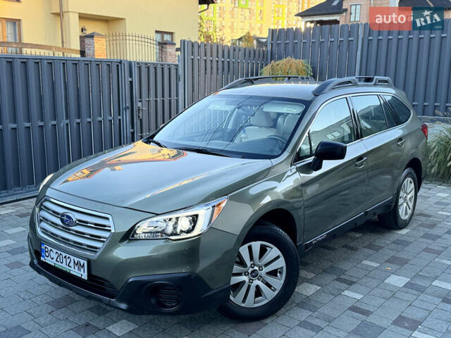 Зеленый Субару Аутбек, объемом двигателя 2.5 л и пробегом 151 тыс. км за 13999 $, фото 1 на Automoto.ua