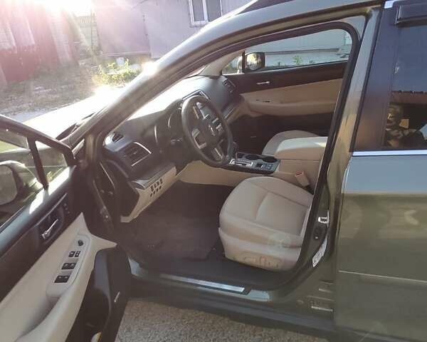 Зелений Субару Аутбек, об'ємом двигуна 2.5 л та пробігом 109 тис. км за 14990 $, фото 6 на Automoto.ua