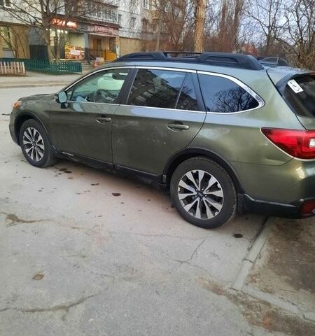 Зеленый Субару Аутбек, объемом двигателя 2.5 л и пробегом 228 тыс. км за 15500 $, фото 3 на Automoto.ua