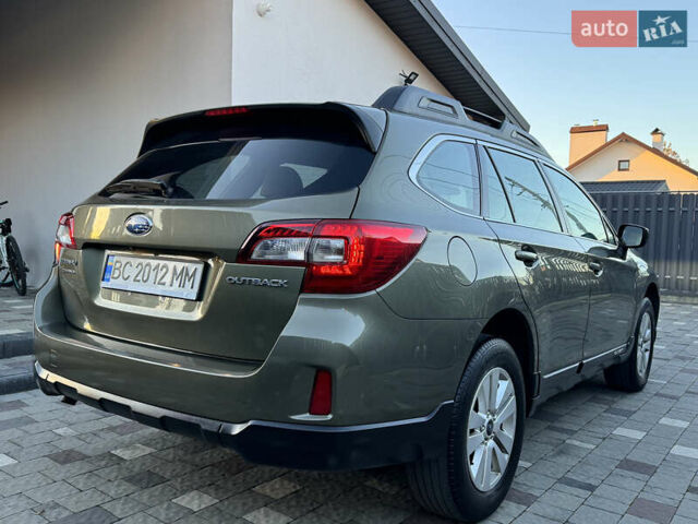 Зеленый Субару Аутбек, объемом двигателя 2.5 л и пробегом 151 тыс. км за 13999 $, фото 12 на Automoto.ua