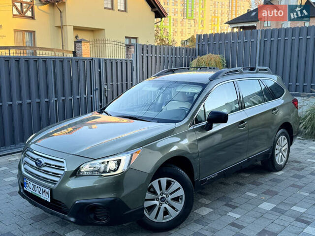 Зеленый Субару Аутбек, объемом двигателя 2.5 л и пробегом 151 тыс. км за 13999 $, фото 2 на Automoto.ua