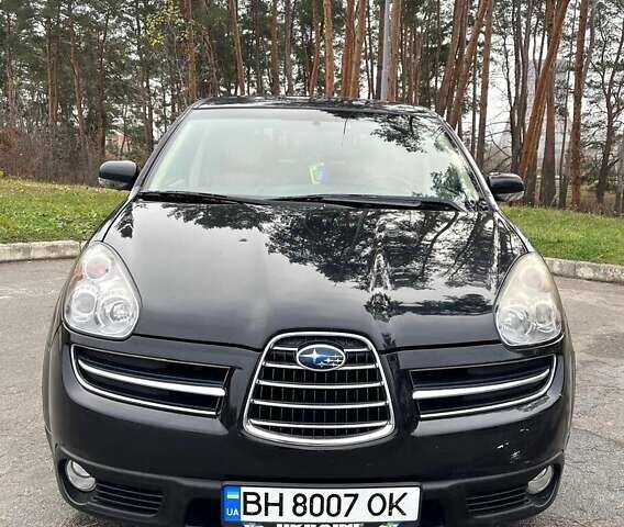 Черный Субару Трибека, объемом двигателя 3 л и пробегом 155 тыс. км за 6700 $, фото 1 на Automoto.ua