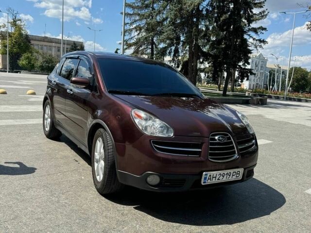 Красный Субару Трибека, объемом двигателя 3 л и пробегом 173 тыс. км за 8000 $, фото 1 на Automoto.ua