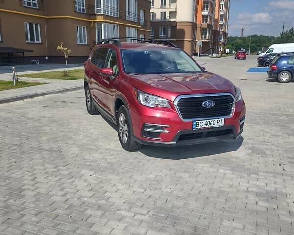 Красный Субару Ascent, объемом двигателя 2.4 л и пробегом 147 тыс. км за 22000 $, фото 1 на Automoto.ua