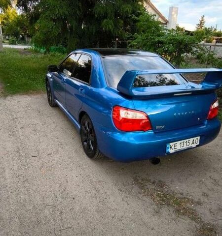 Синий Субару Impreza WRX, объемом двигателя 2 л и пробегом 235 тыс. км за 7500 $, фото 1 на Automoto.ua