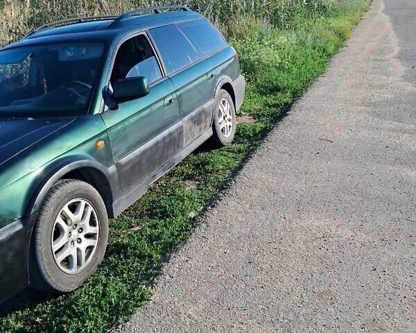 Зеленый Субару Legacy Outback, объемом двигателя 2.5 л и пробегом 250 тыс. км за 2800 $, фото 2 на Automoto.ua