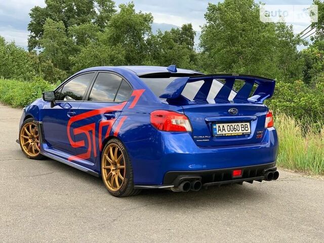 Синий Субару WRX STI, объемом двигателя 2.5 л и пробегом 48 тыс. км за 40000 $, фото 3 на Automoto.ua