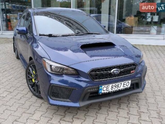 Синий Субару WRX STI, объемом двигателя 2.5 л и пробегом 129 тыс. км за 26500 $, фото 1 на Automoto.ua