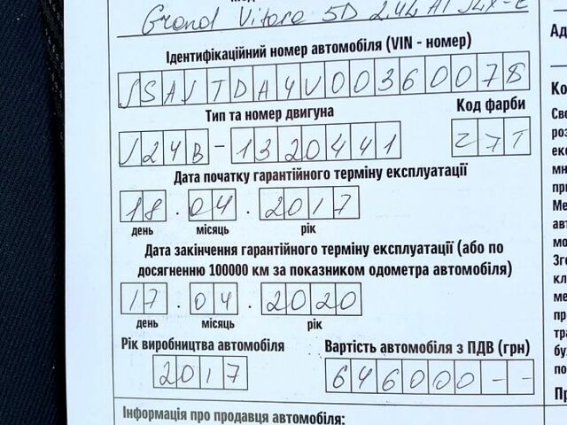 Білий Сузукі Гранд Вітара, об'ємом двигуна 2.4 л та пробігом 66 тис. км за 16999 $, фото 10 на Automoto.ua