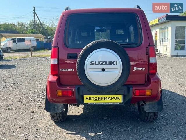 Сузуки Джимни 2008 в Ужгороде на Automoto.ua Красный Сузуки Джимни, объемом двигателя 1.3 л и пробегом 190 тыс. км за 7990 $, фото 3 на Automoto.ua