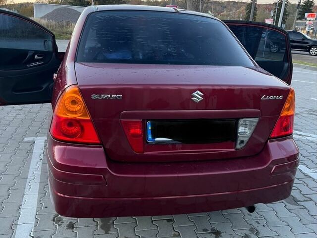Червоний Сузукі Ліана, об'ємом двигуна 1.4 л та пробігом 235 тис. км за 3150 $, фото 3 на Automoto.ua