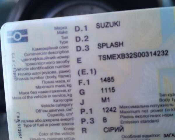 Сірий Сузукі Сплеш, об'ємом двигуна 1.2 л та пробігом 210 тис. км за 6500 $, фото 2 на Automoto.ua