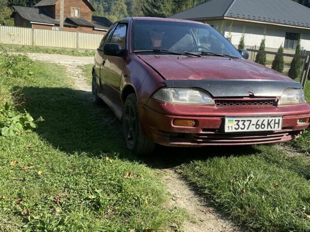 Червоний Сузукі Свифт, об'ємом двигуна 1.3 л та пробігом 100 тис. км за 700 $, фото 3 на Automoto.ua