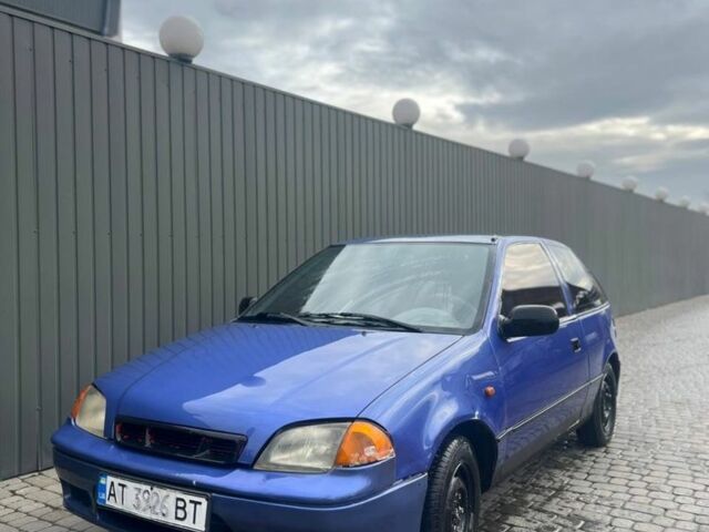 Синий Сузуки Свифт, объемом двигателя 1 л и пробегом 300 тыс. км за 1350 $, фото 1 на Automoto.ua