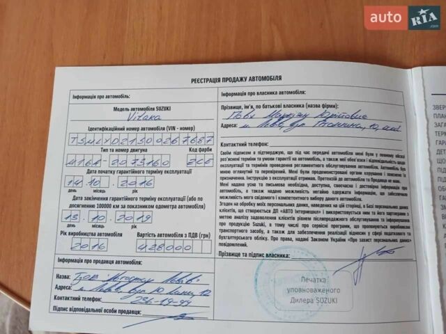 Чорний Сузукі Вітара, об'ємом двигуна 1.6 л та пробігом 145 тис. км за 10900 $, фото 5 на Automoto.ua