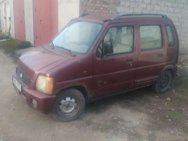Красный Сузуки Вагон Р, объемом двигателя 1 л и пробегом 221 тыс. км за 650 $, фото 2 на Automoto.ua