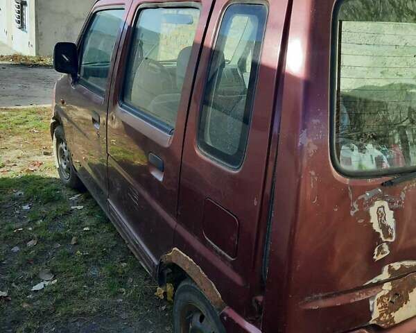 Красный Сузуки Вагон Р, объемом двигателя 1.2 л и пробегом 200 тыс. км за 750 $, фото 3 на Automoto.ua