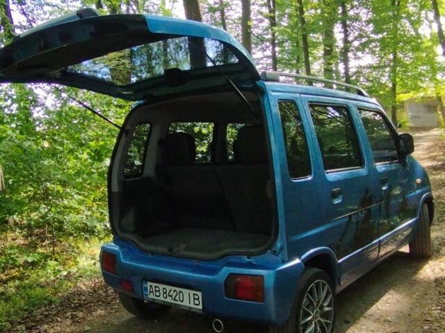 Синий Сузуки Вагон Р, объемом двигателя 1.2 л и пробегом 215 тыс. км за 3150 $, фото 5 на Automoto.ua