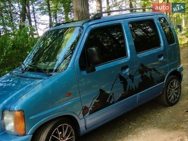 Синий Сузуки Вагон Р, объемом двигателя 1.2 л и пробегом 215 тыс. км за 3150 $, фото 1 на Automoto.ua