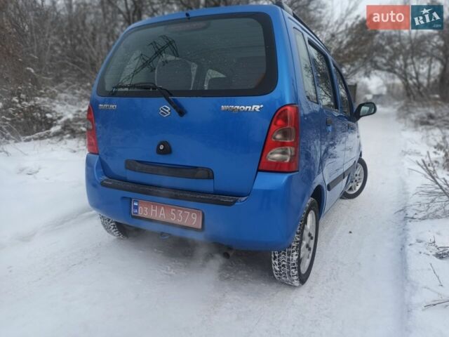 Синий Сузуки Вагон Р, объемом двигателя 1.3 л и пробегом 173 тыс. км за 4250 $, фото 6 на Automoto.ua
