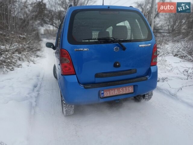 Синий Сузуки Вагон Р, объемом двигателя 1.3 л и пробегом 173 тыс. км за 4250 $, фото 7 на Automoto.ua