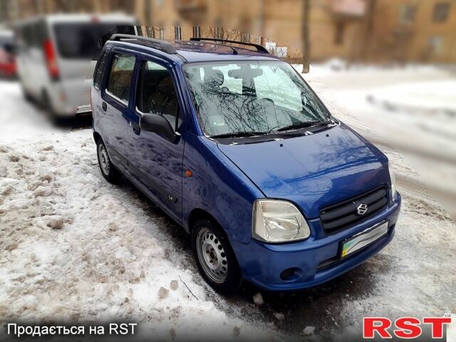 Синій Сузукі Вагон Р, об'ємом двигуна 1.3 л та пробігом 67 тис. км за 3550 $, фото 2 на Automoto.ua