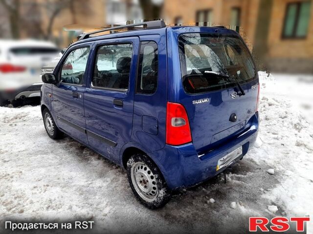 Синій Сузукі Вагон Р, об'ємом двигуна 1.3 л та пробігом 67 тис. км за 3550 $, фото 4 на Automoto.ua