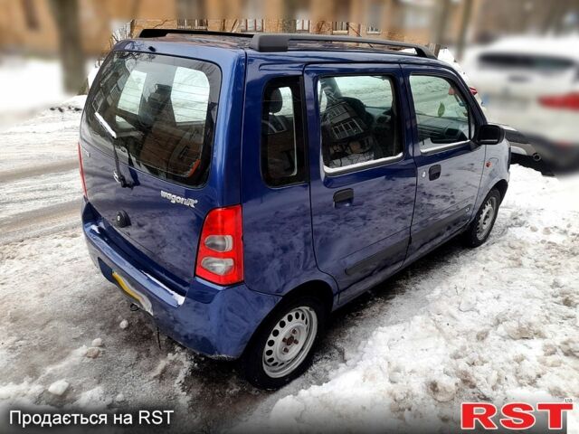Синій Сузукі Вагон Р, об'ємом двигуна 1.3 л та пробігом 67 тис. км за 3550 $, фото 3 на Automoto.ua