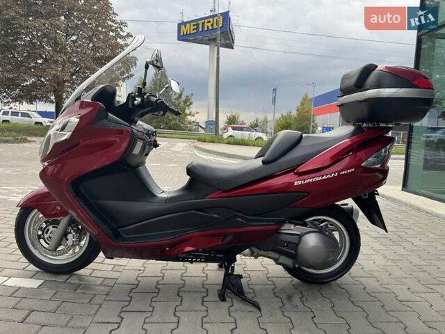 Красный Сузуки Burgman 400, объемом двигателя 0.4 л и пробегом 26 тыс. км за 3499 $, фото 5 на Automoto.ua