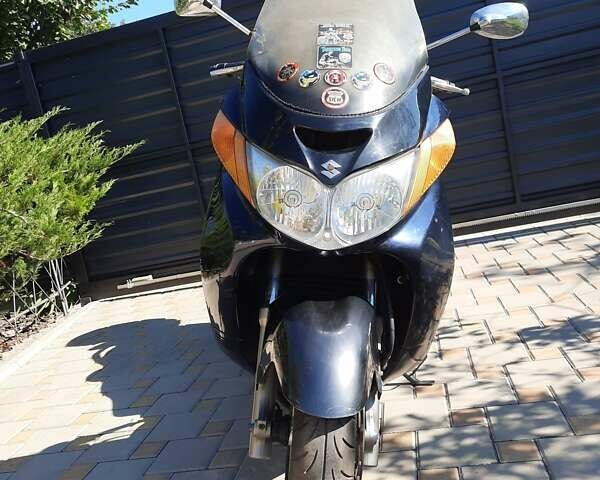 Синій Сузукі Burgman 400, об'ємом двигуна 0.39 л та пробігом 90 тис. км за 1800 $, фото 3 на Automoto.ua
