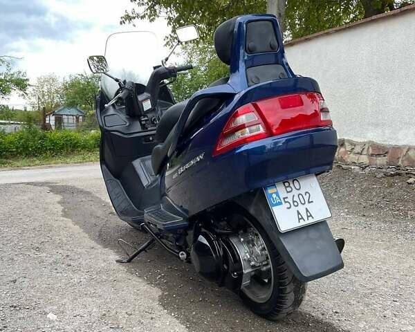 Синий Сузуки Burgman 400, объемом двигателя 0.4 л и пробегом 60 тыс. км за 1999 $, фото 4 на Automoto.ua