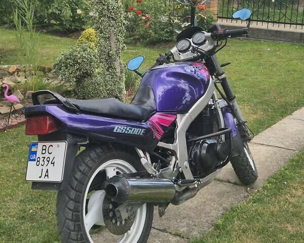 Синий Сузуки GS 500E, объемом двигателя 0.5 л и пробегом 49 тыс. км за 1700 $, фото 7 на Automoto.ua