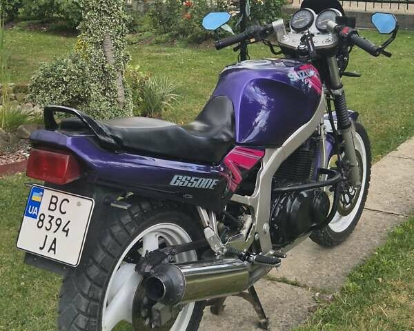 Синий Сузуки GS 500E, объемом двигателя 0.5 л и пробегом 49 тыс. км за 1700 $, фото 5 на Automoto.ua