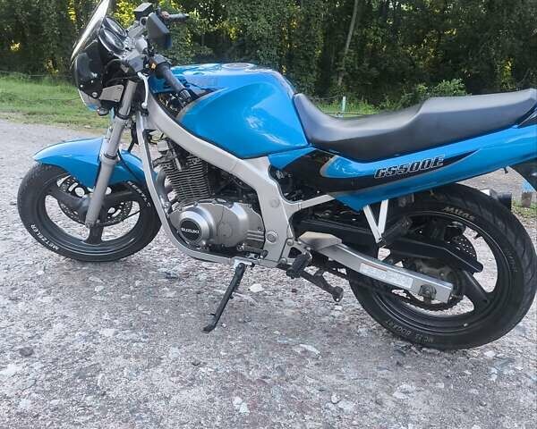 Сузуки GS 500E 1999 в Овруче на Automoto.ua Синий Сузуки GS 500E, объемом двигателя 0 л и пробегом 35 тыс. км за 2300 $, фото 2 на Automoto.ua