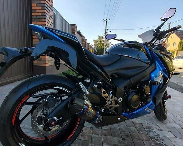Синий Сузуки GSX-S 1000, объемом двигателя 1 л и пробегом 7 тыс. км за 10700 $, фото 7 на Automoto.ua