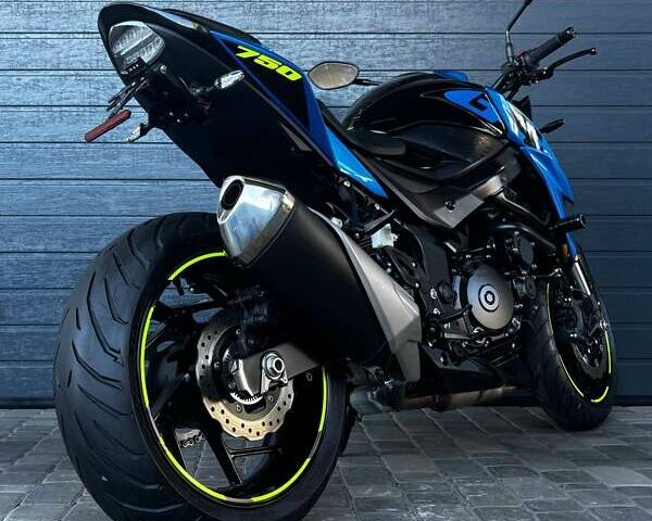 Синій Сузукі GSX-S 750, об'ємом двигуна 0.75 л та пробігом 14 тис. км за 9500 $, фото 4 на Automoto.ua