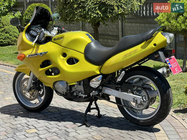 Желтый Сузуки GSX 600F, объемом двигателя 0.6 л и пробегом 27 тыс. км за 3500 $, фото 23 на Automoto.ua